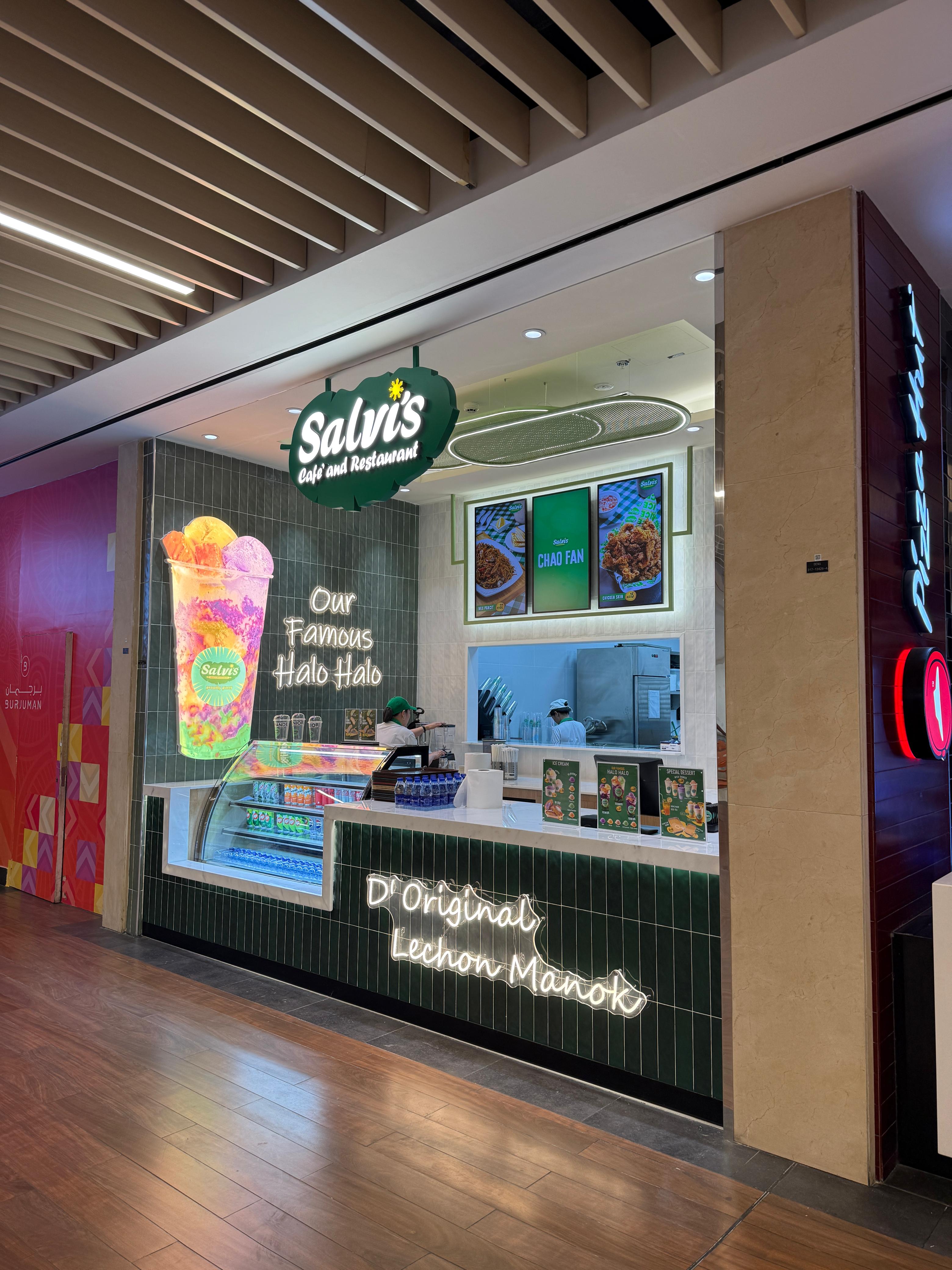 Salvis Restaurant — interior detail — Burjuman Mall